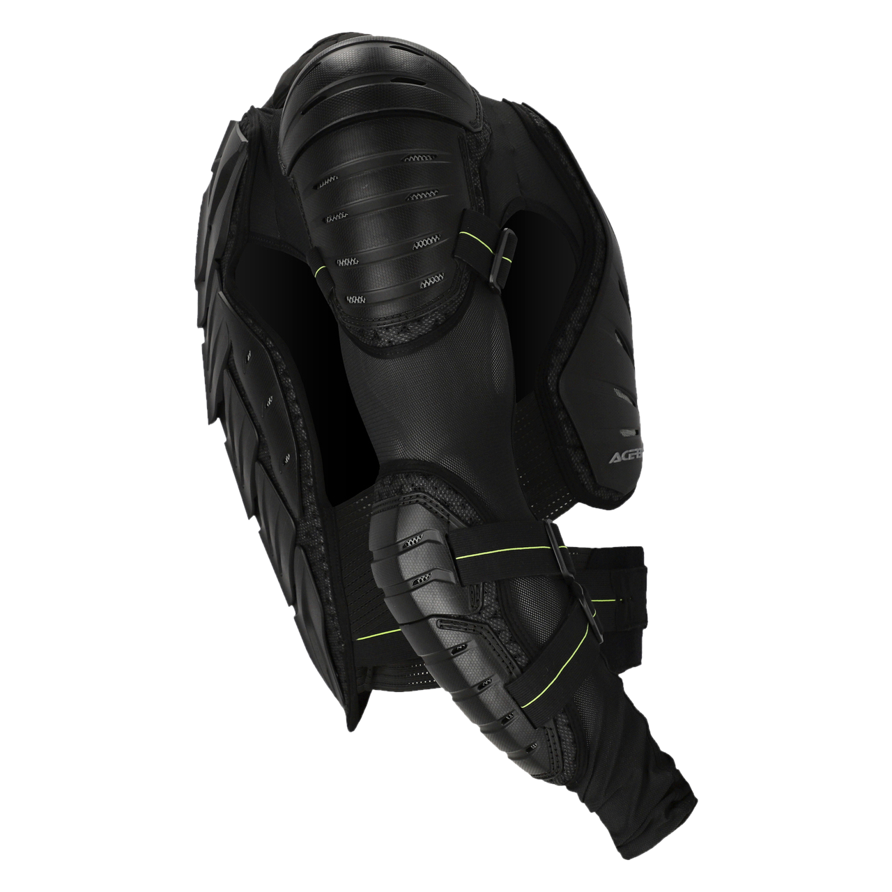 Body-Pantser Acerbis Koert-One Zwart/Geel