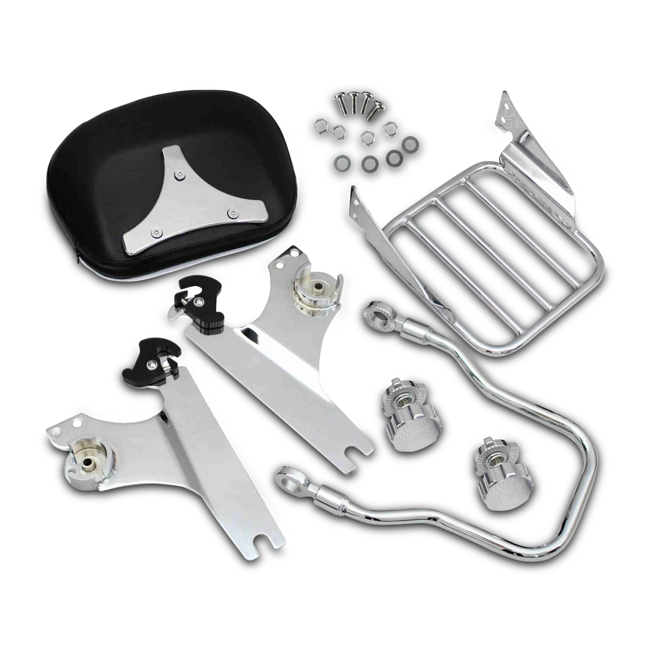 CustomAcces Luxus Sissy Bar Chrome