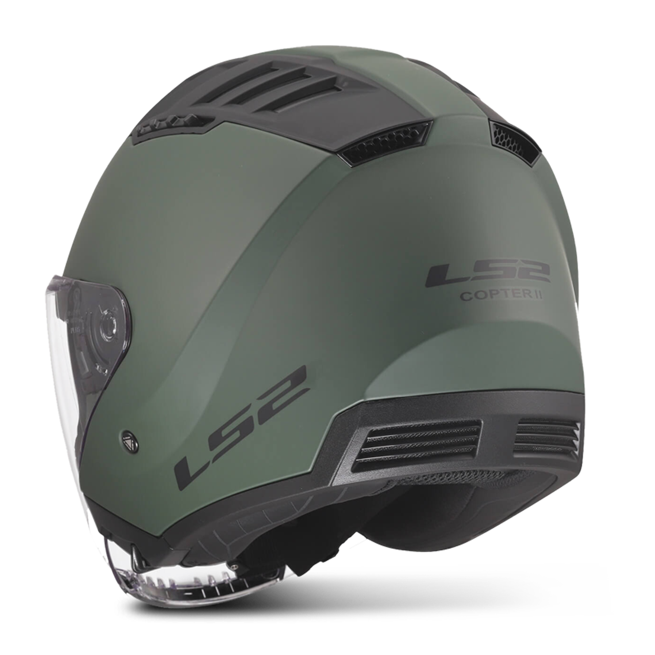LS2 OF600 Copter II Solid Open Face Helmet
