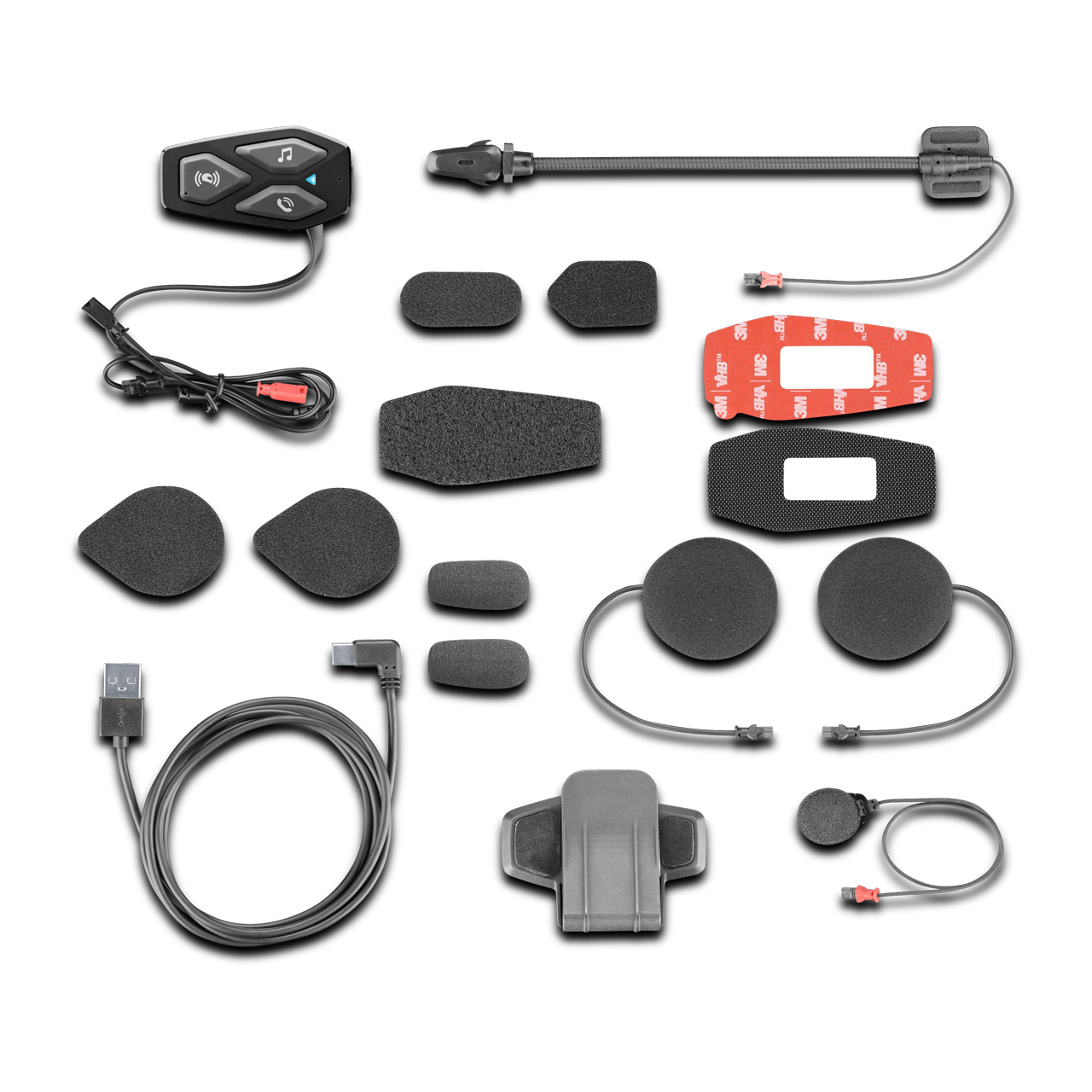 Interphone U-Com 3 Intercom System Black