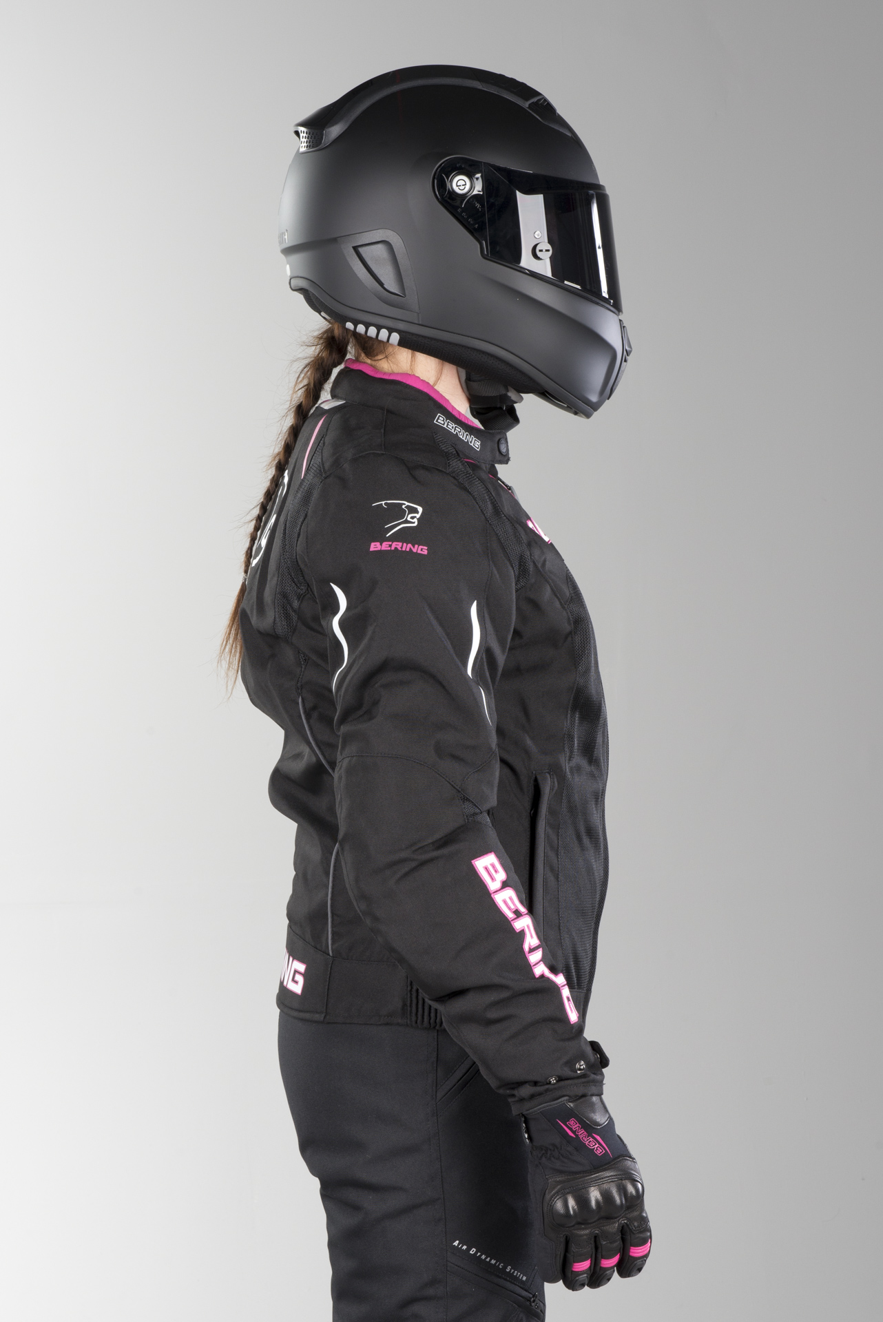 Bering Twist MC Jacka Dam Svart Fuchsia Nu 13% rabatt Bering Twist MC Jacka Dam Svart Fuchsia Nu 13% rabatt