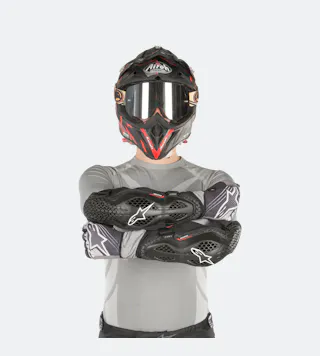 Elleboogbescherming Alpinestars Sequence Zwart-Rood