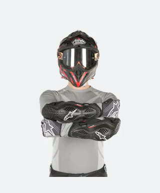 Elleboogbescherming Alpinestars Sequence Zwart-Rood