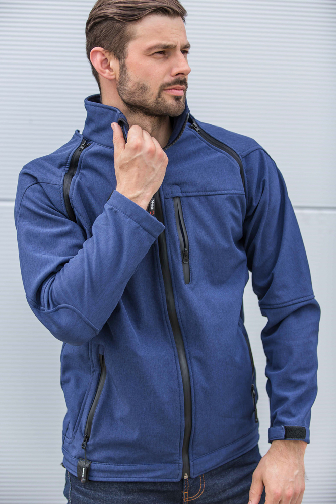 Softshell Jas met Afneembare Mouwen 24MX Team