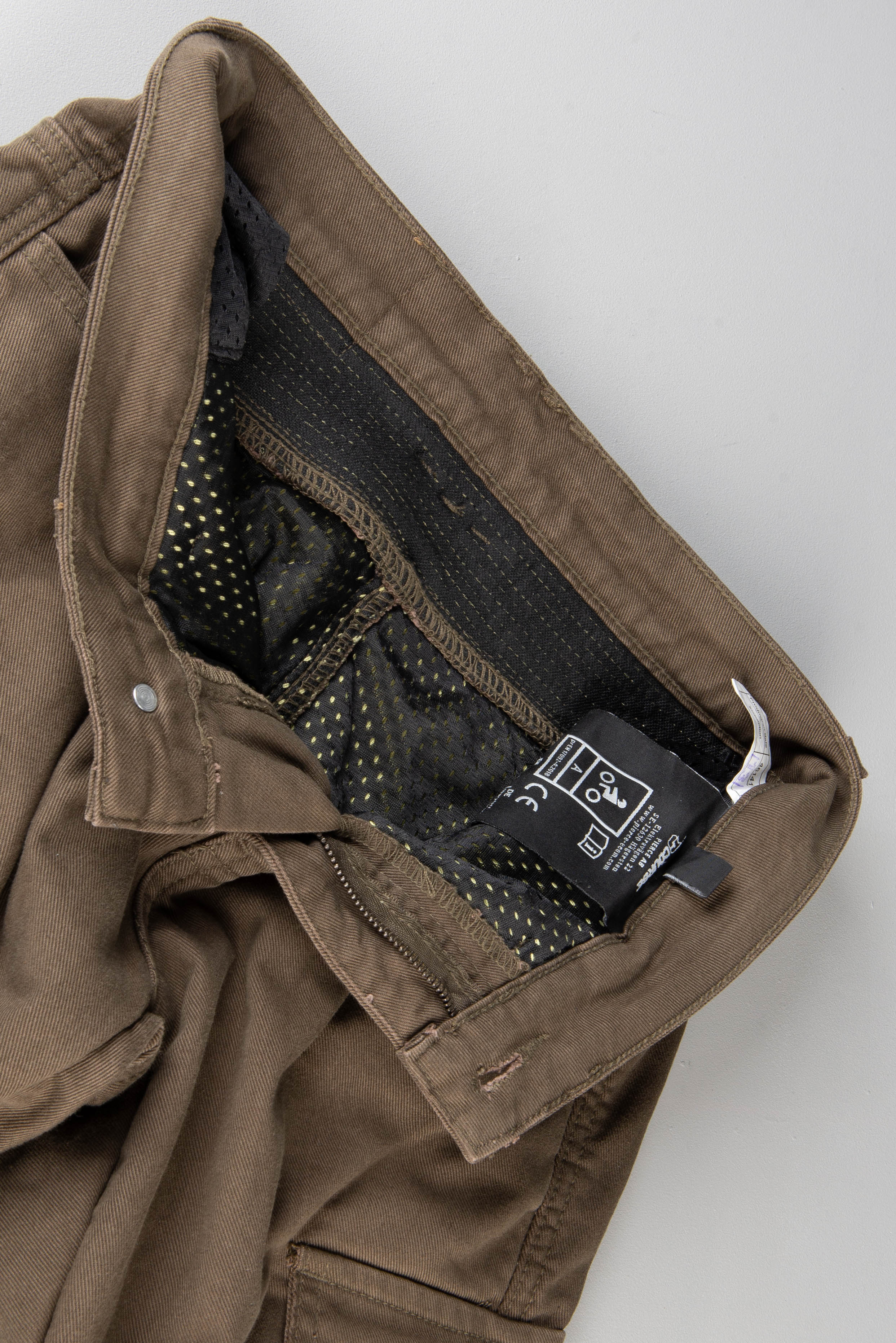 MC Bukser Course Wasteland Aramid Forsterkede Dame Khaki MC Bukser Course Wasteland Aramid Forsterkede Dame Khaki
