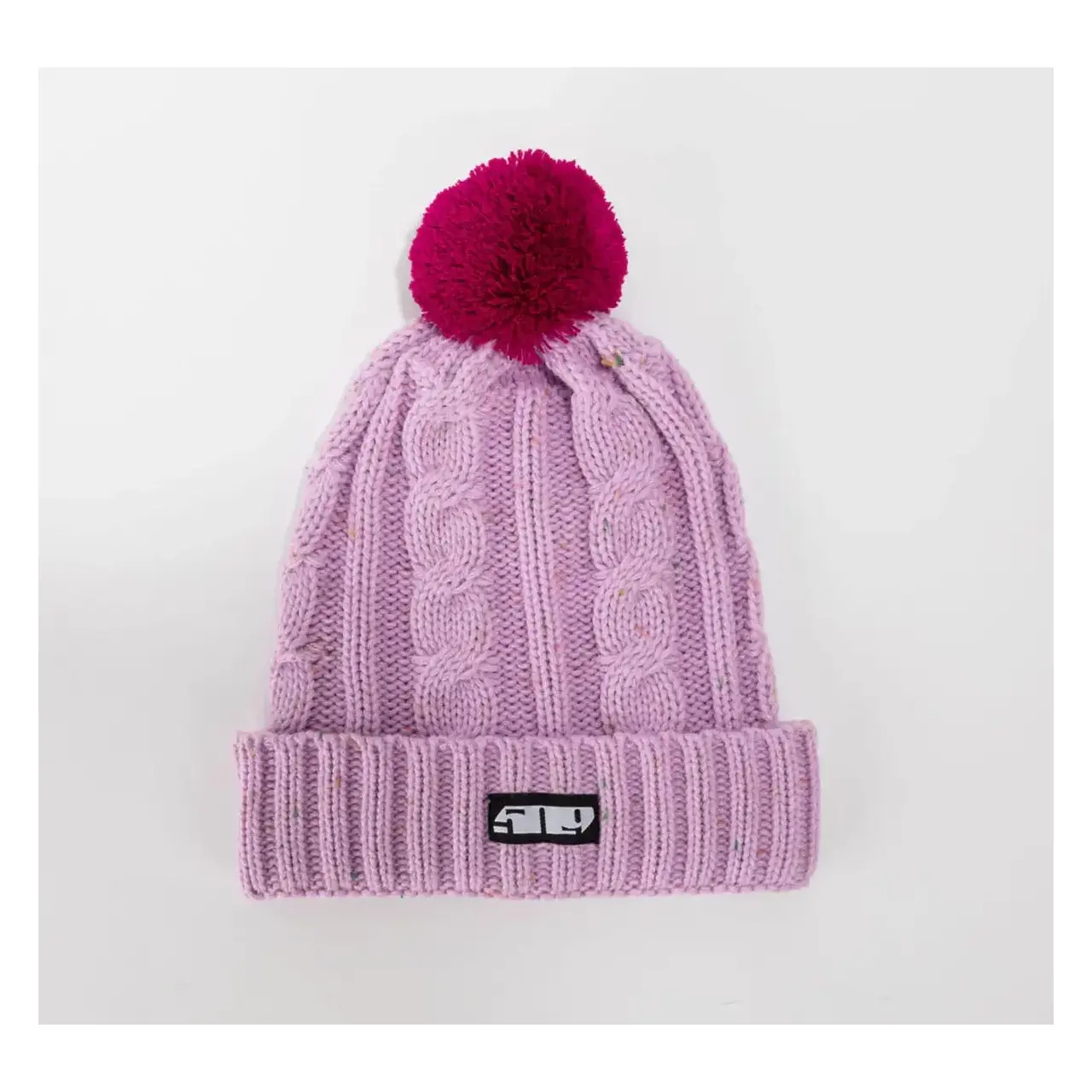 509 Fleck Pom Beanie