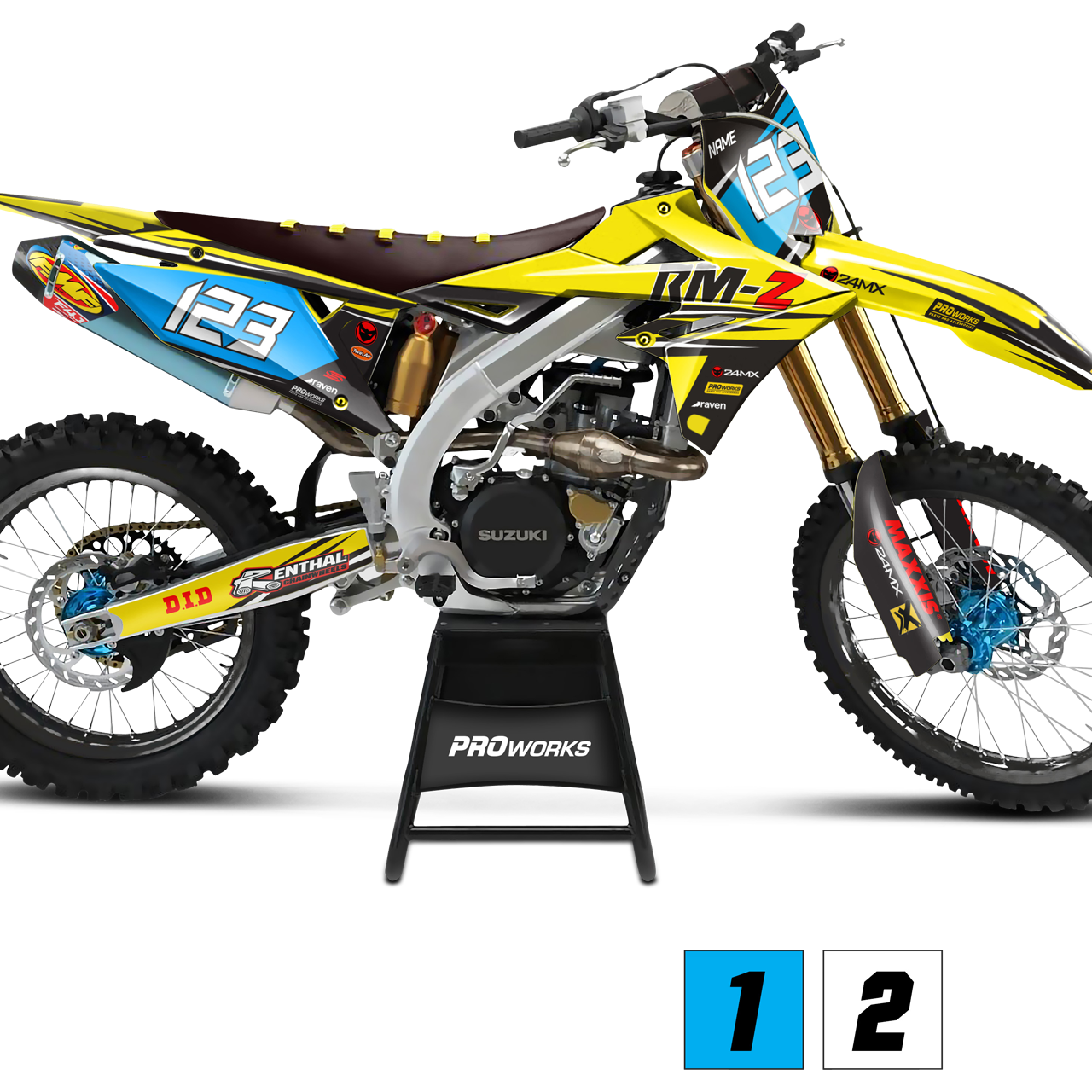 Kit De Autocolante 24MX Suzuki Rush