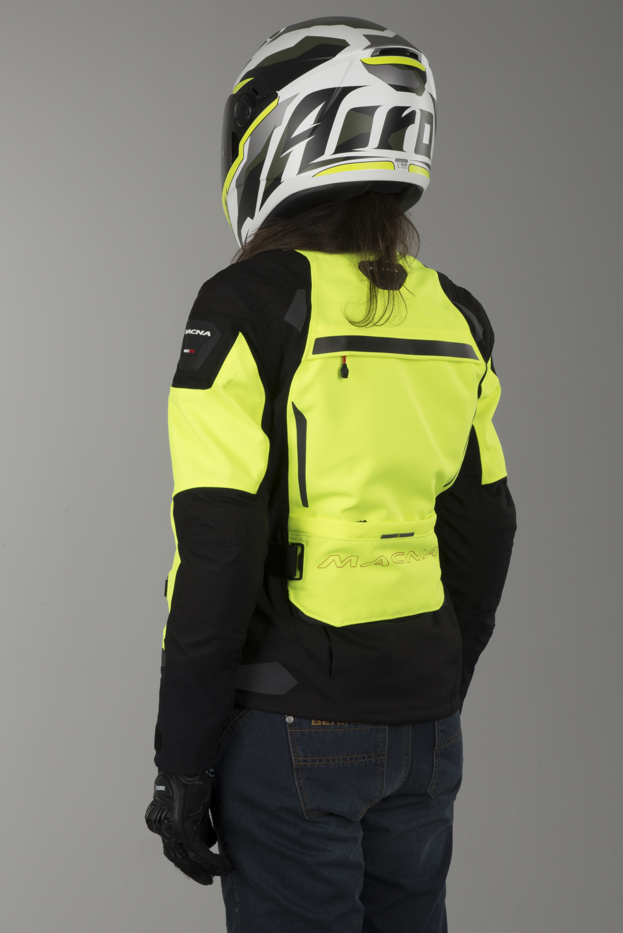 MC jakke Macna Impact Pro Dame Fluo Nå 10% Du sparer MC jakke Macna Impact Pro Dame Fluo Nå 10% Du sparer