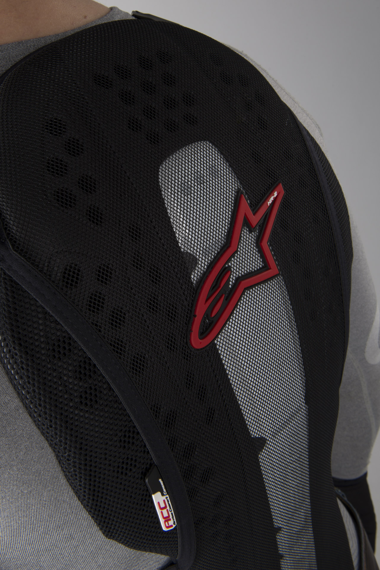 Alpinestars R/ückenprotektor KR-2 Schwarz//Rot XS
