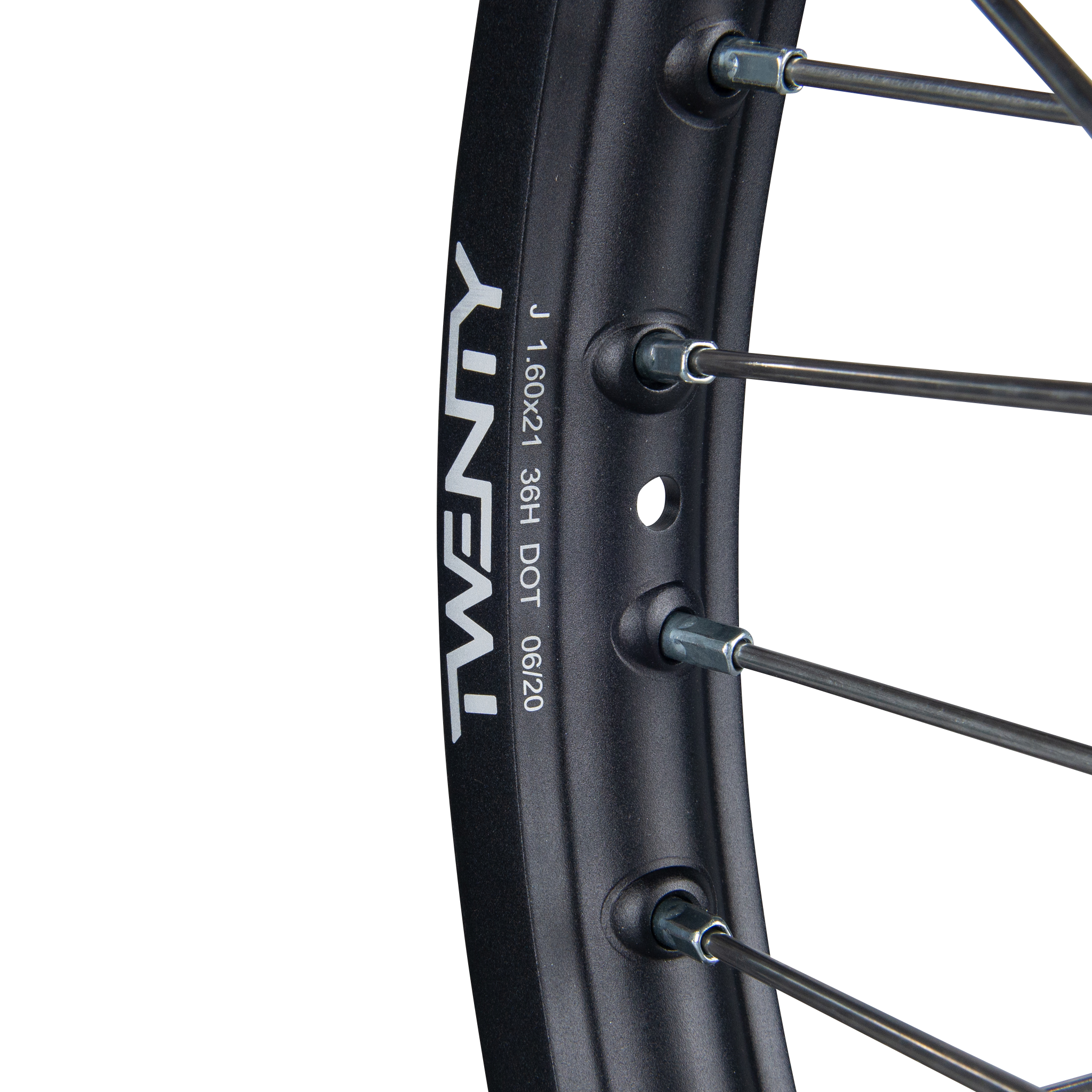 Twenty MX Front Wheel Black-Silver 21"
