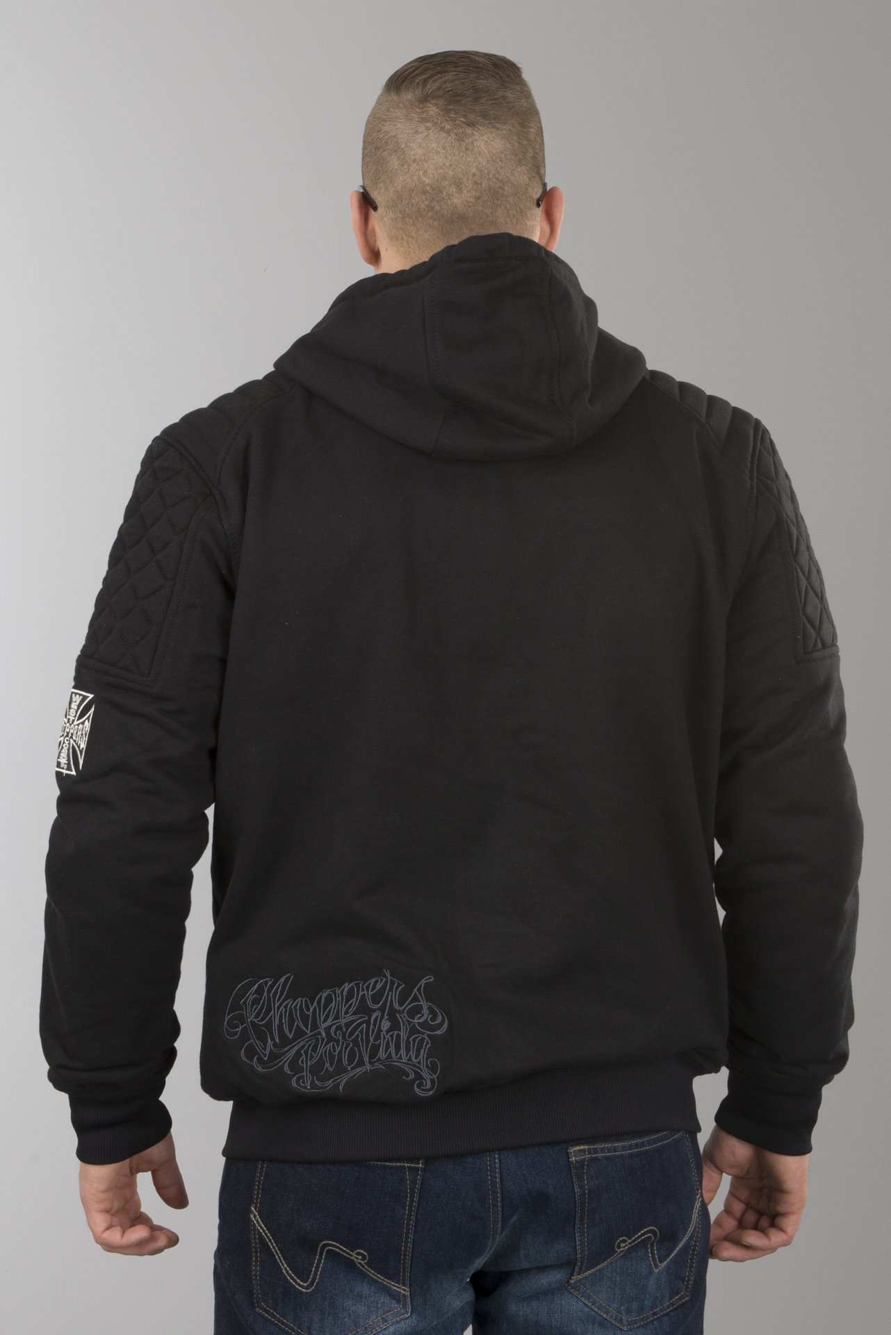 West Coast Choppers Aramid Por Vida Riding Hoodie | 24MX