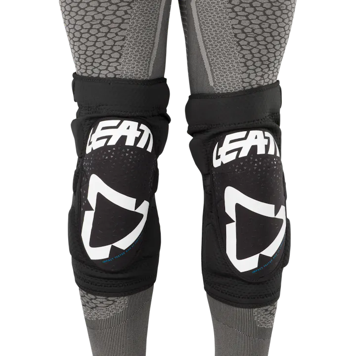 Kniebeschermer Leatt 3DF 5.0 Zip Wit-Zwart