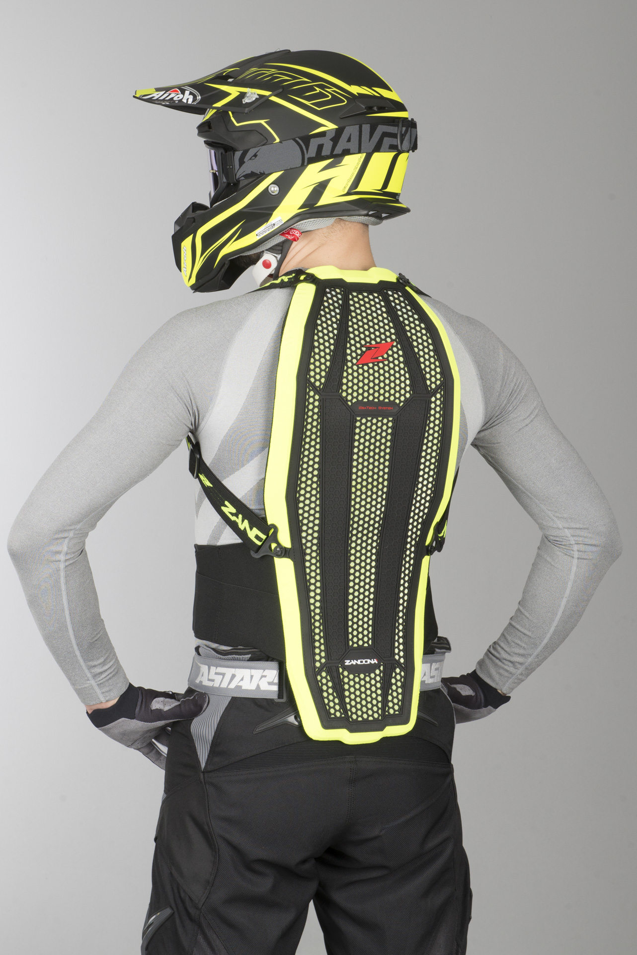 Zandon/à Paraschiena Spine EVC X7 High Visibility Nero XS