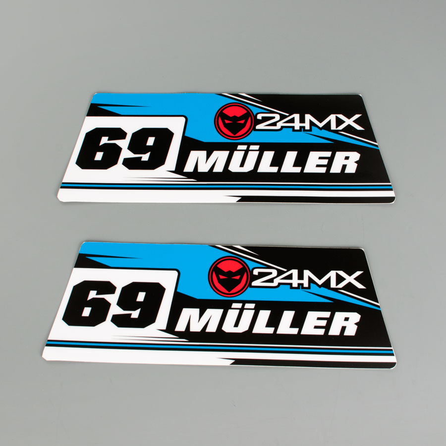 24MX Personalised Bike Stand Decals