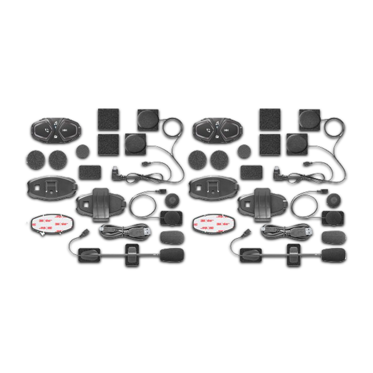 Intercom Interphone Active Negru Pachet Dublu