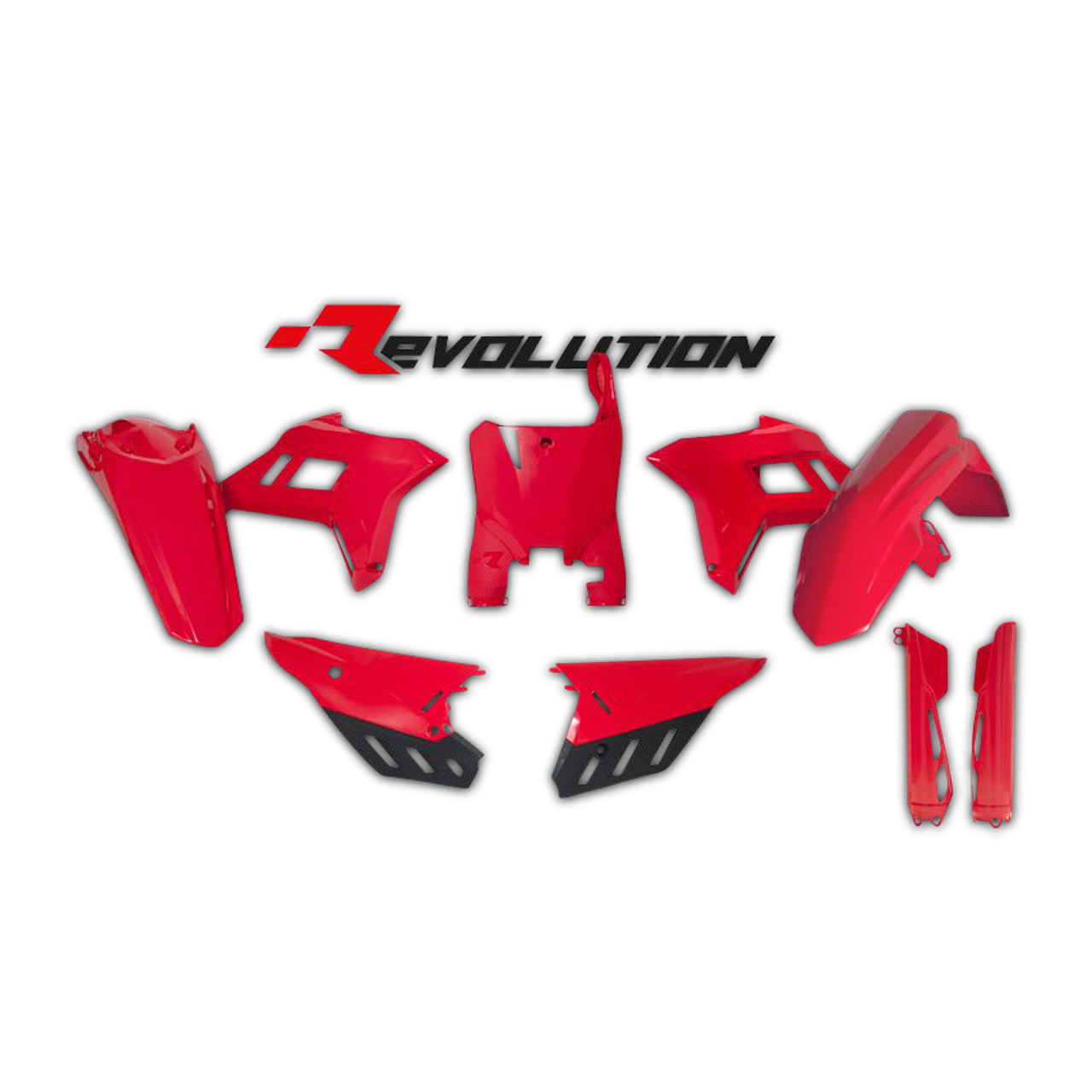Complete Plastic Kit Rtech Revoloution OEM Rood
