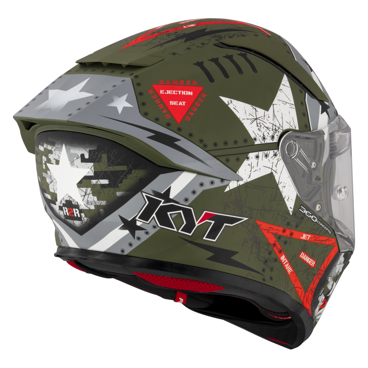 Casco Integral KYT R2R Max Assault