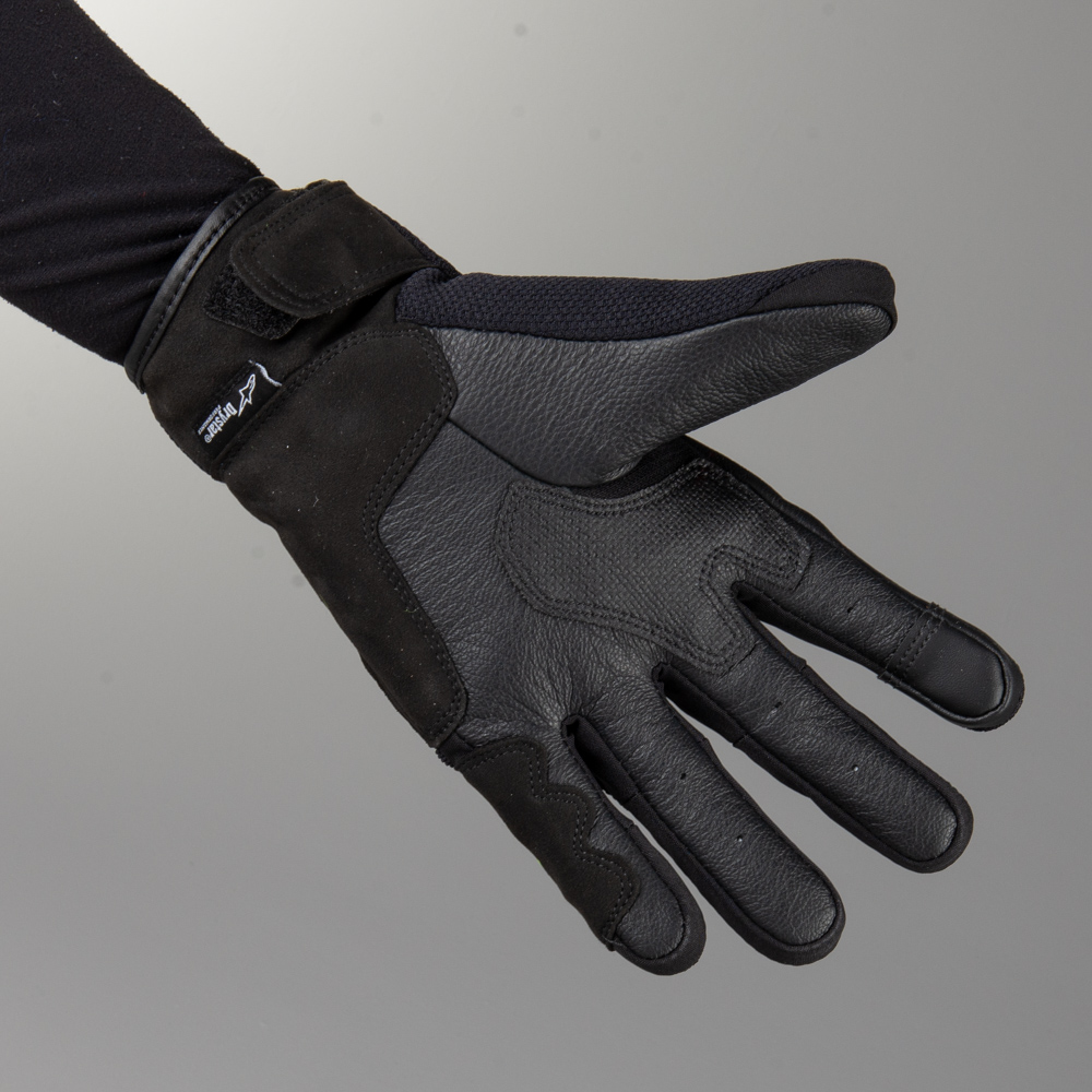 BLACK//RED//FLUO S Motorcycle gloves Alpinestars Copper Gloves Black Red Fluo
