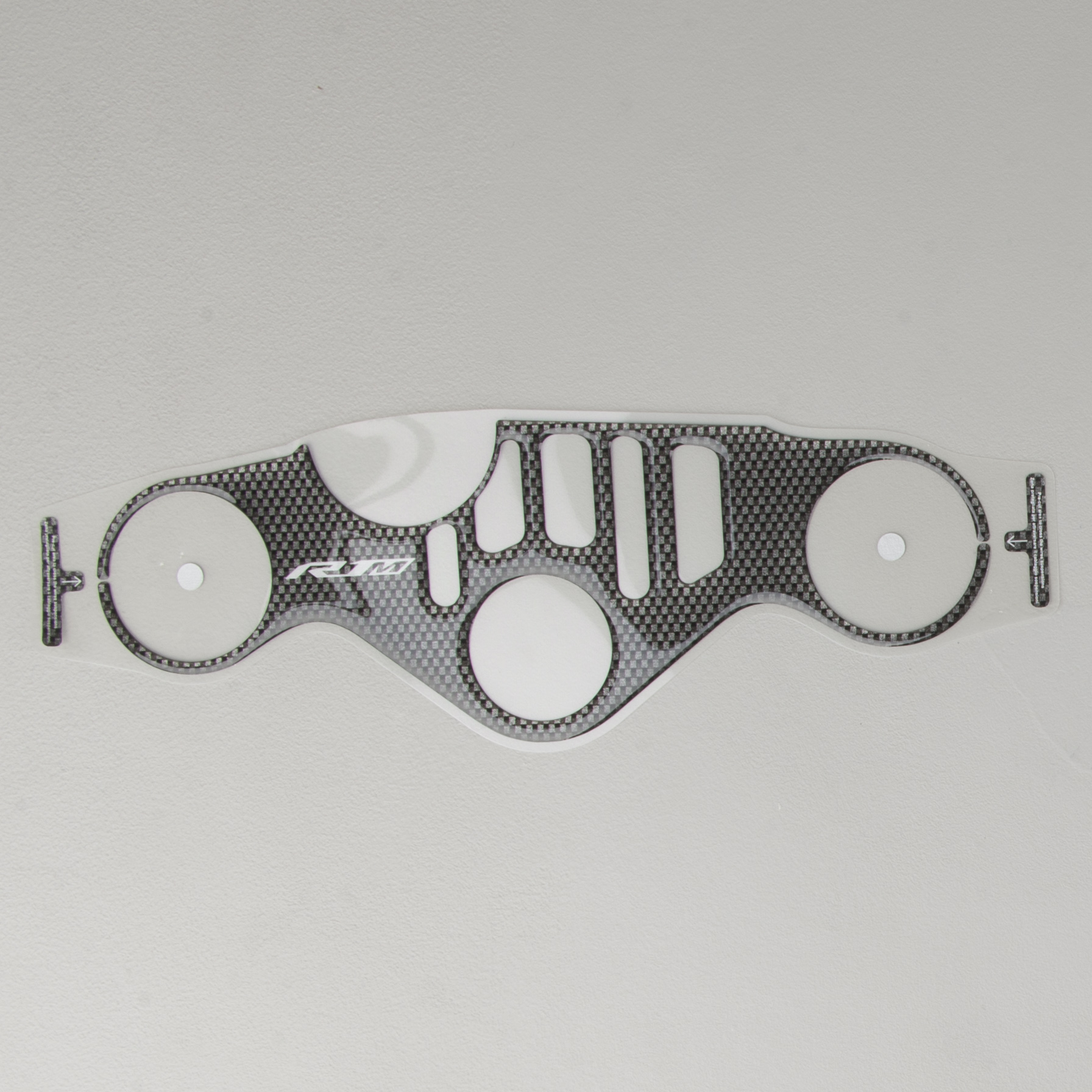 OneDesign Triple Clamp Decal Carbon
