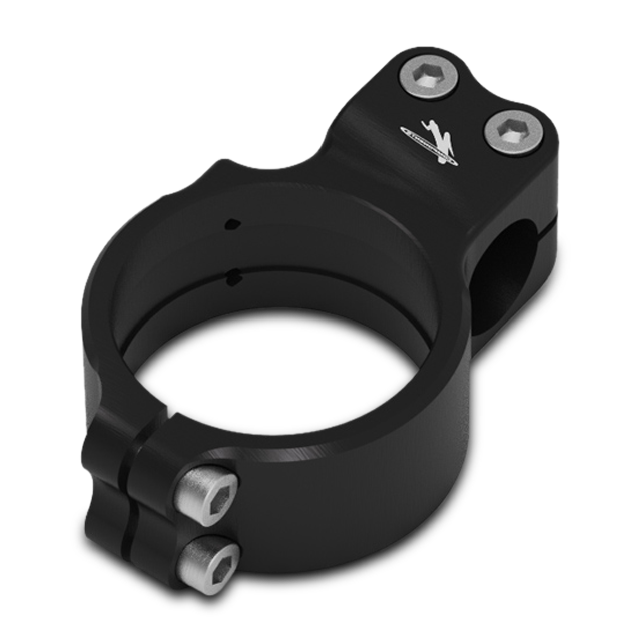 Rechter Klem voor Clip-On Stuur Valter Moto Ø53 Zwart