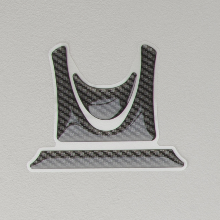 OneDesign Triple Clamp Decal Carbon