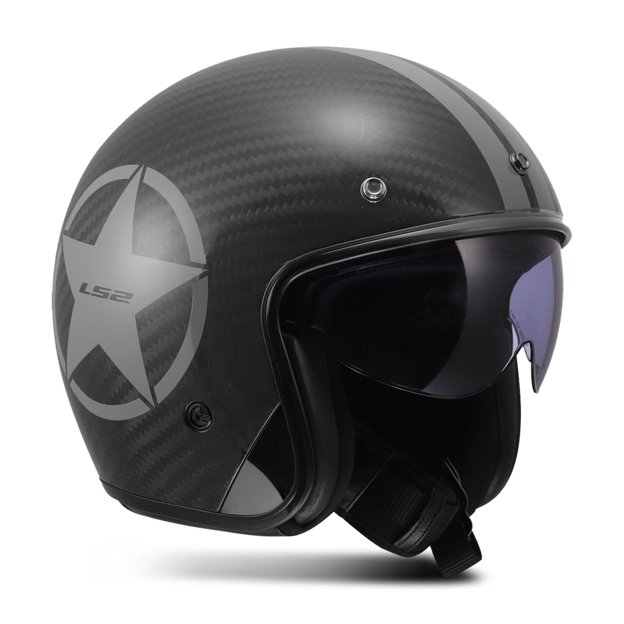 LS2 OF601 BOB II C Star Open Face Helmet
