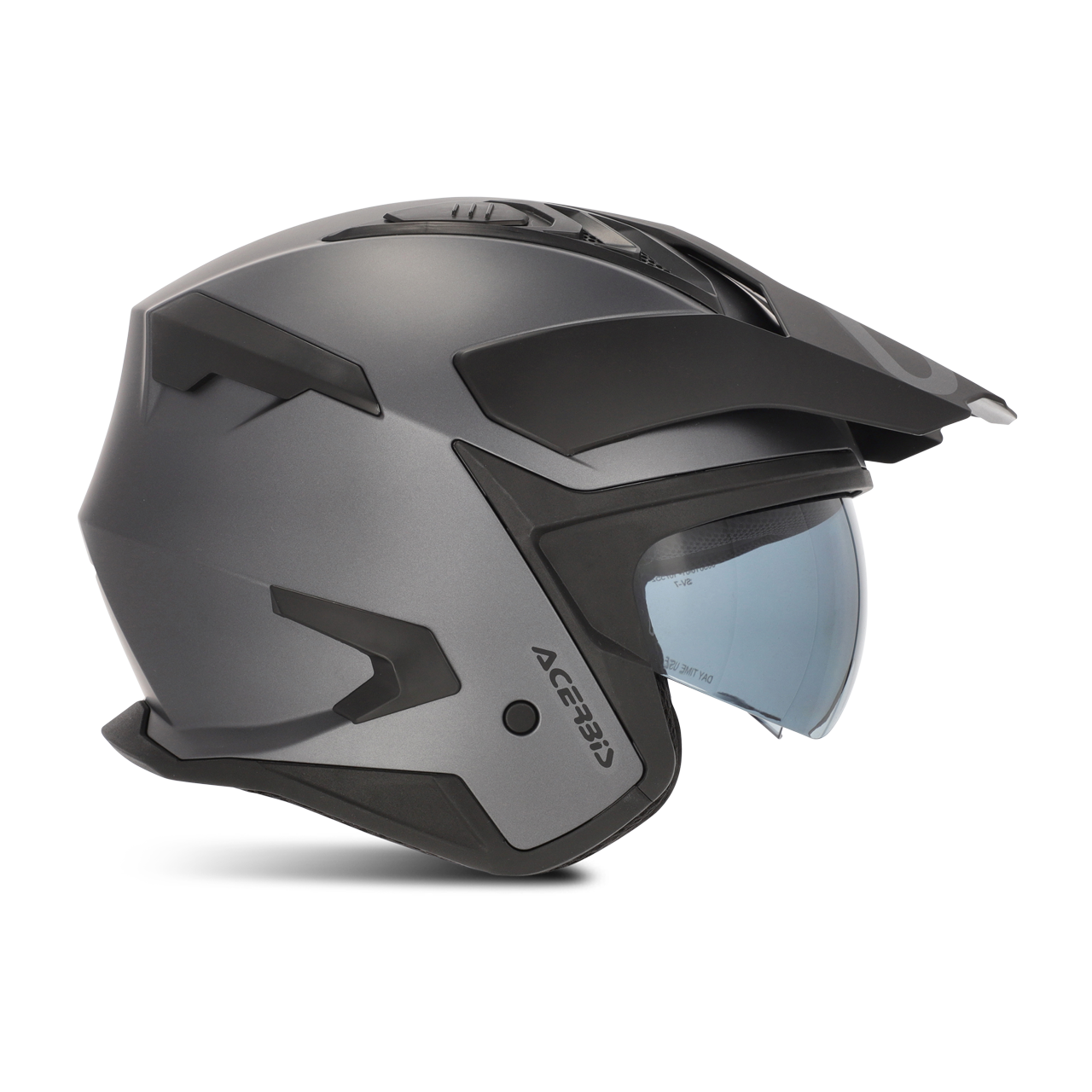 Casco Abierto Acerbis Jet Aria Evo Metálico
