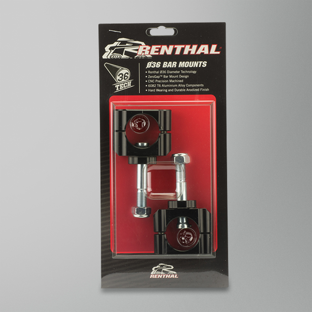 Stuurbeugels Renthal R-Works Fatbar36 Zwart