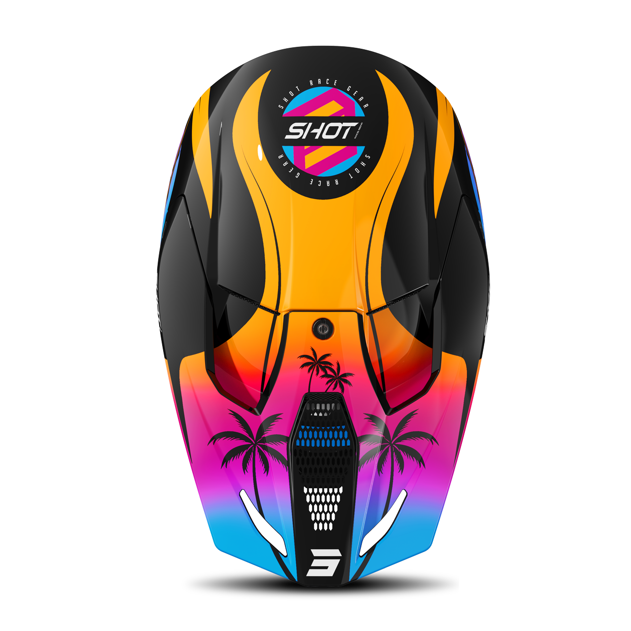 Crosshjelm Shot Race Gear Furious Miami Youth 27