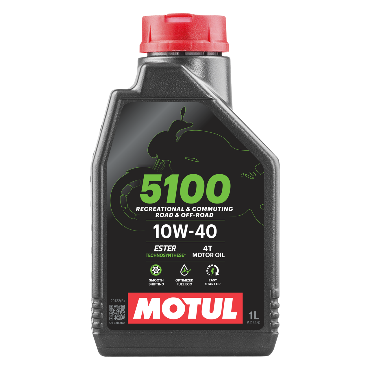 4T Olie Semi-synthetisch Motul 5100 1L