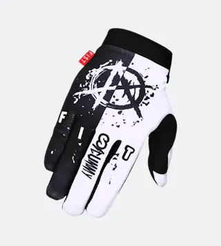 Motokrosové Rukavice Fist Strapped Dalmation