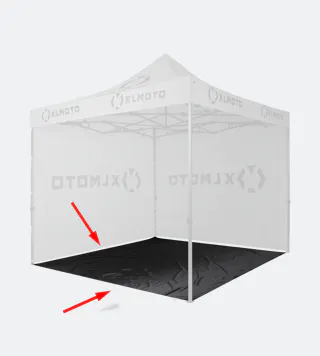 Grīdas Audums 24MX Easy-Up Sacensību Teltij