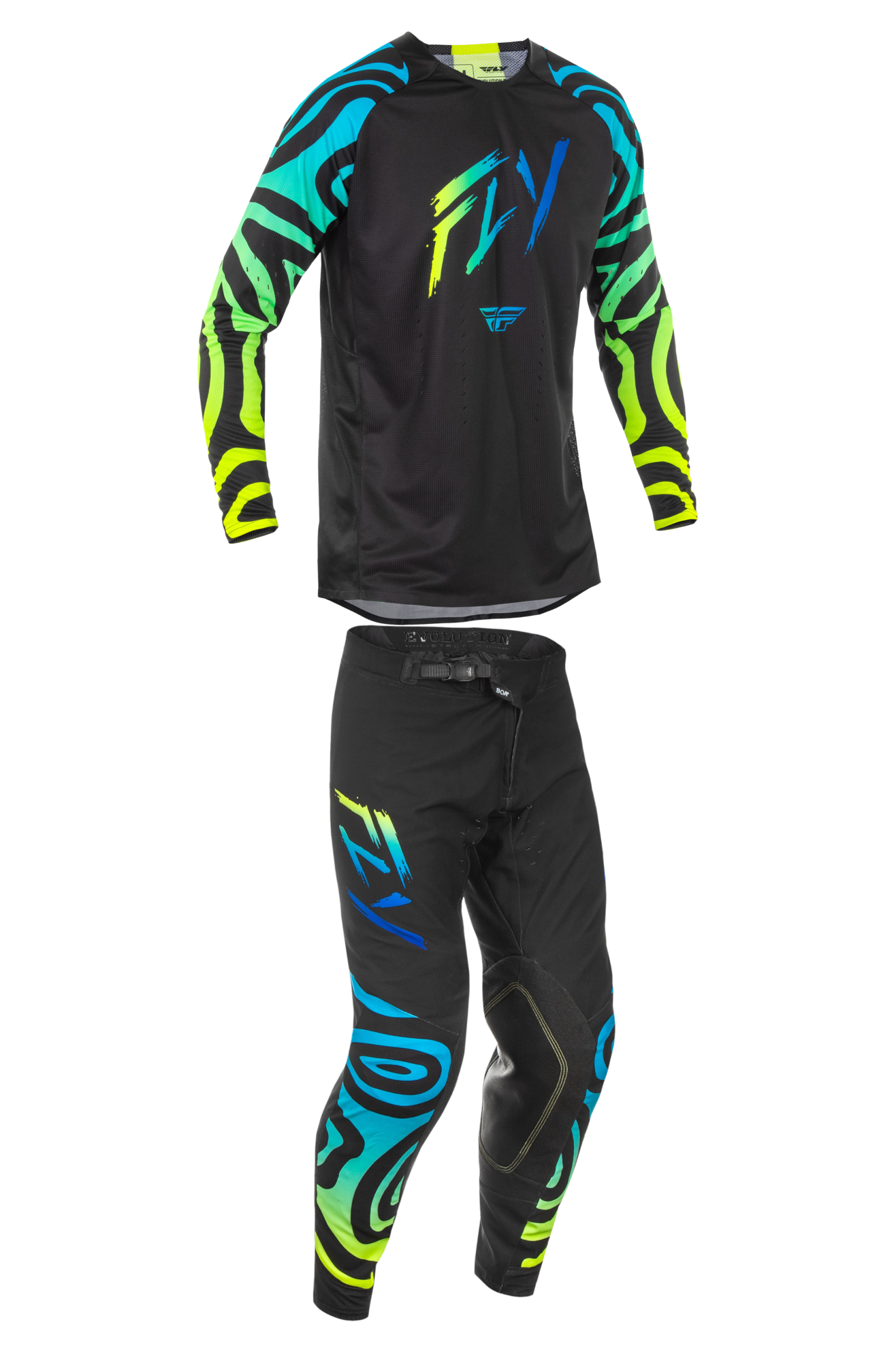Pantalone Motocross FLY Racing F-16 Yamaha Blu - Nuovo Con Etichette, Spedizione Gratuita