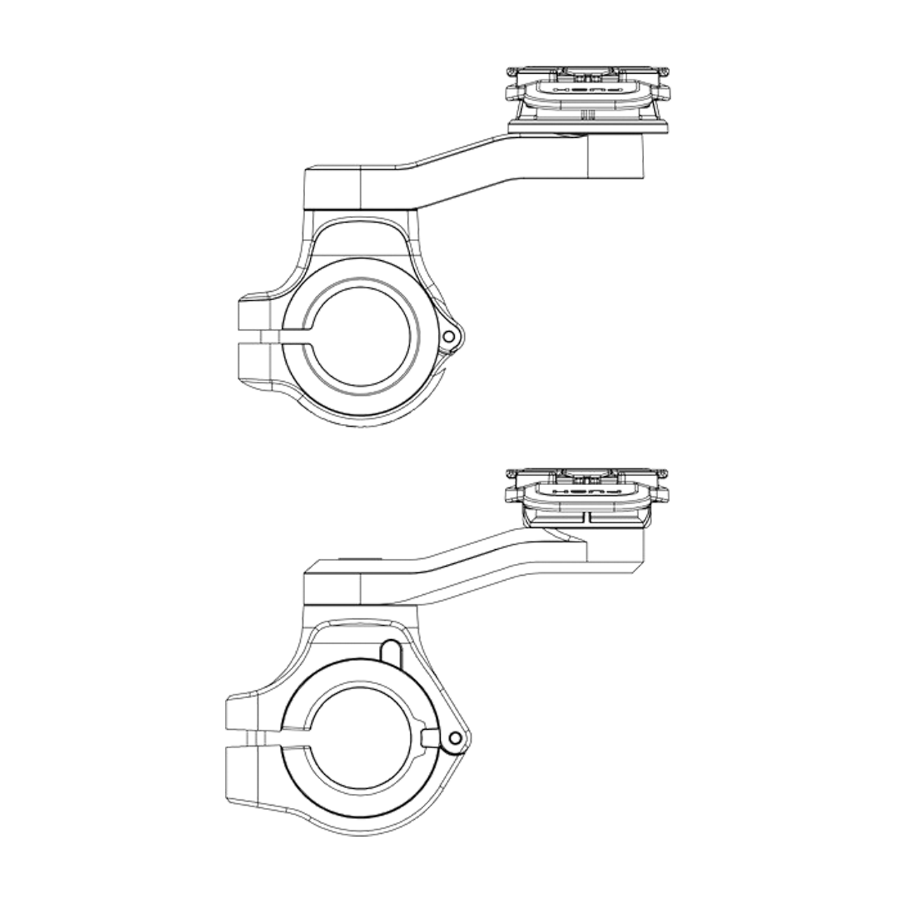 Motorfiets Stuurbevestiging Quad Lock Pro