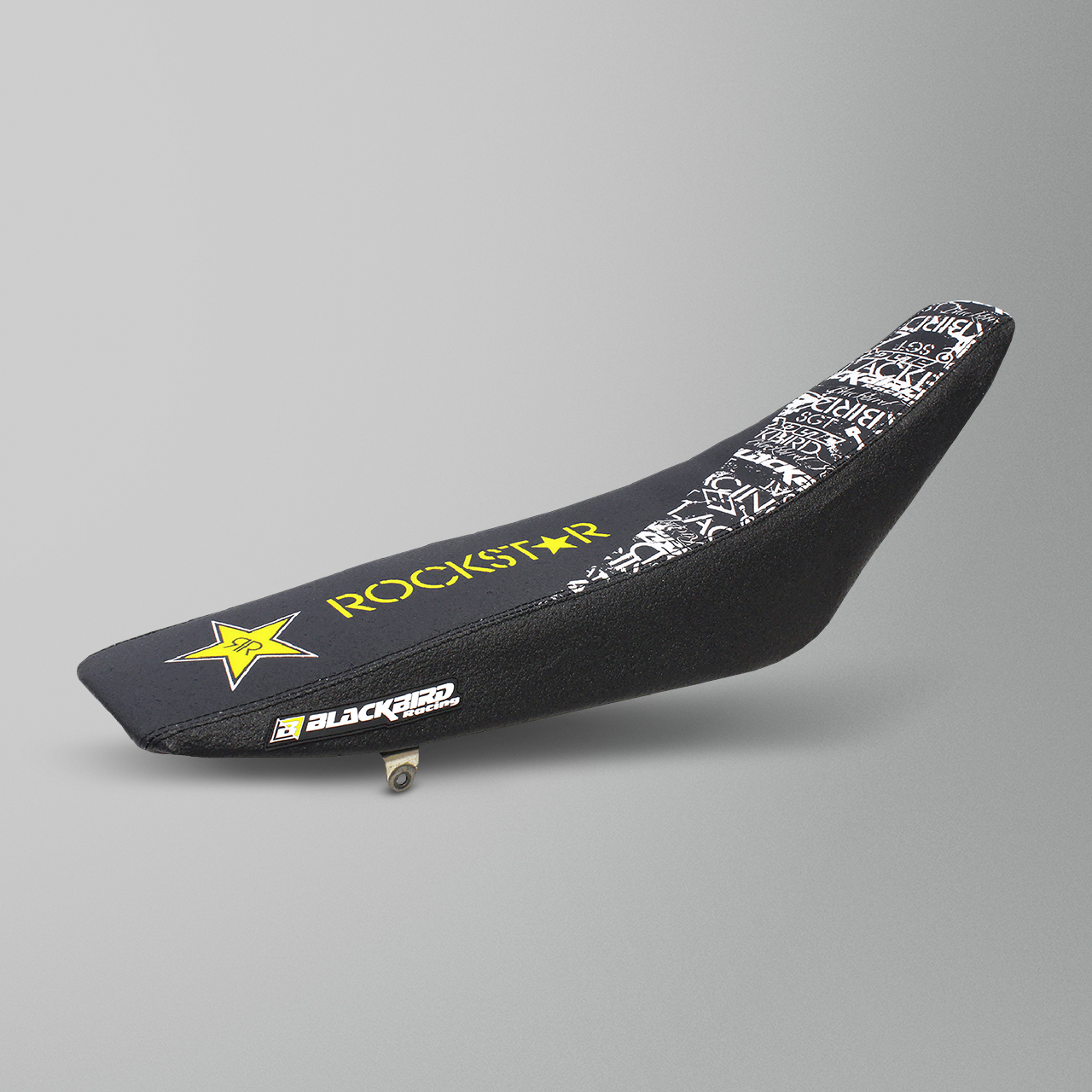 Blackbird Rockstar Energy Complete Decal Kit with Seat Cover Yellow Black