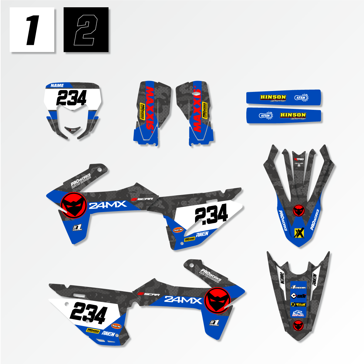Kit de Adhesivos Sherco GrCam