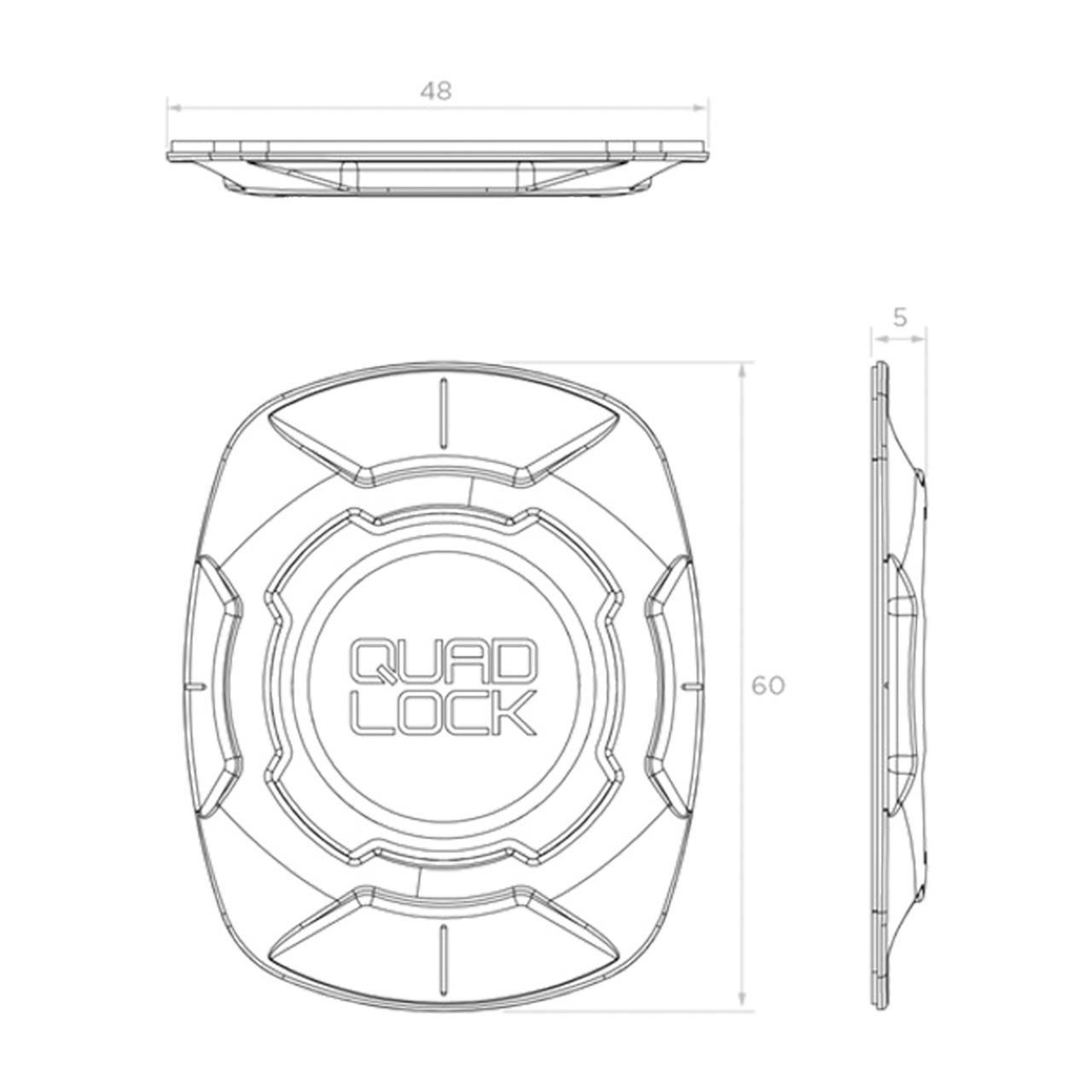 Quad Lock Universal Adaptor (V3)¬†