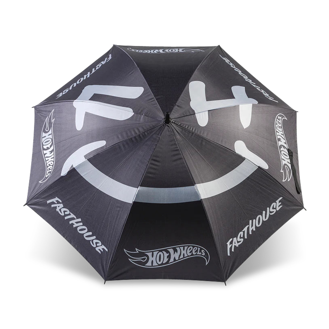 Paraguas Fasthouse The Smiley Hot Wheels Negro-Gris