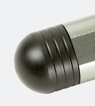 Styrender Renthal Plastic End-Plugs (Par), Sort