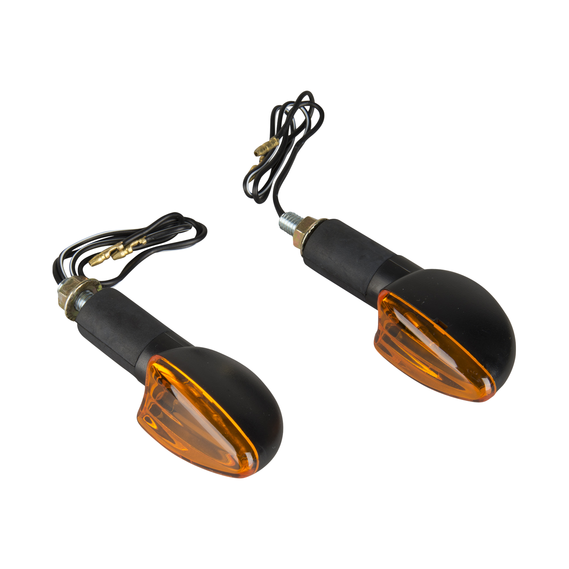 Intermitentes Mini Booster M-3 Largos Negro-Naranja