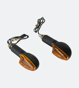 Intermitentes Mini Booster M-3 Largos Negro-Naranja