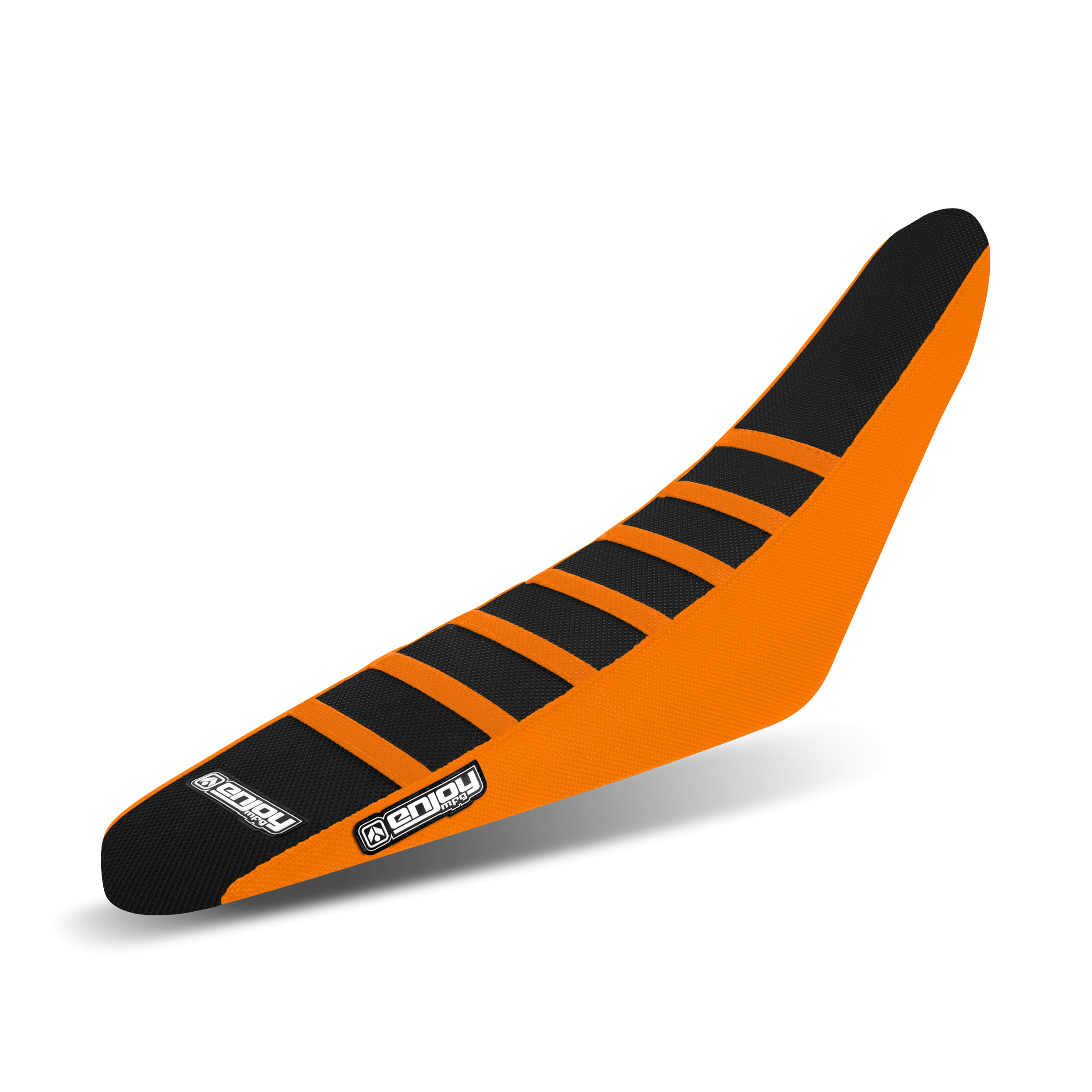 Funda de Asiento Enjoy Ribbed Naranja-Negro