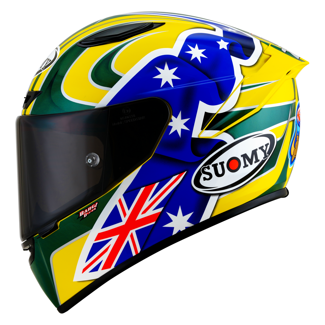 Casco Integral Suomy Track-1 Troy Bayliss Replica 2005