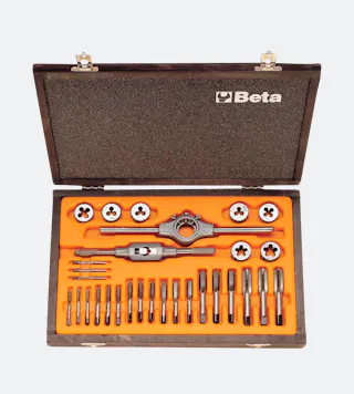 Keermestustööriistad Beta Tools Puidust Kastiga
