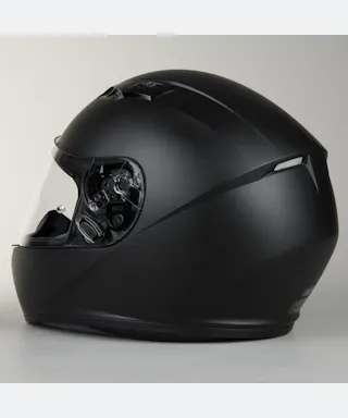 hjc cs-r3 space black full face helmet Snow Matte Electric Shield Large through ventilation HJC CS-15 Helmet | 24MX