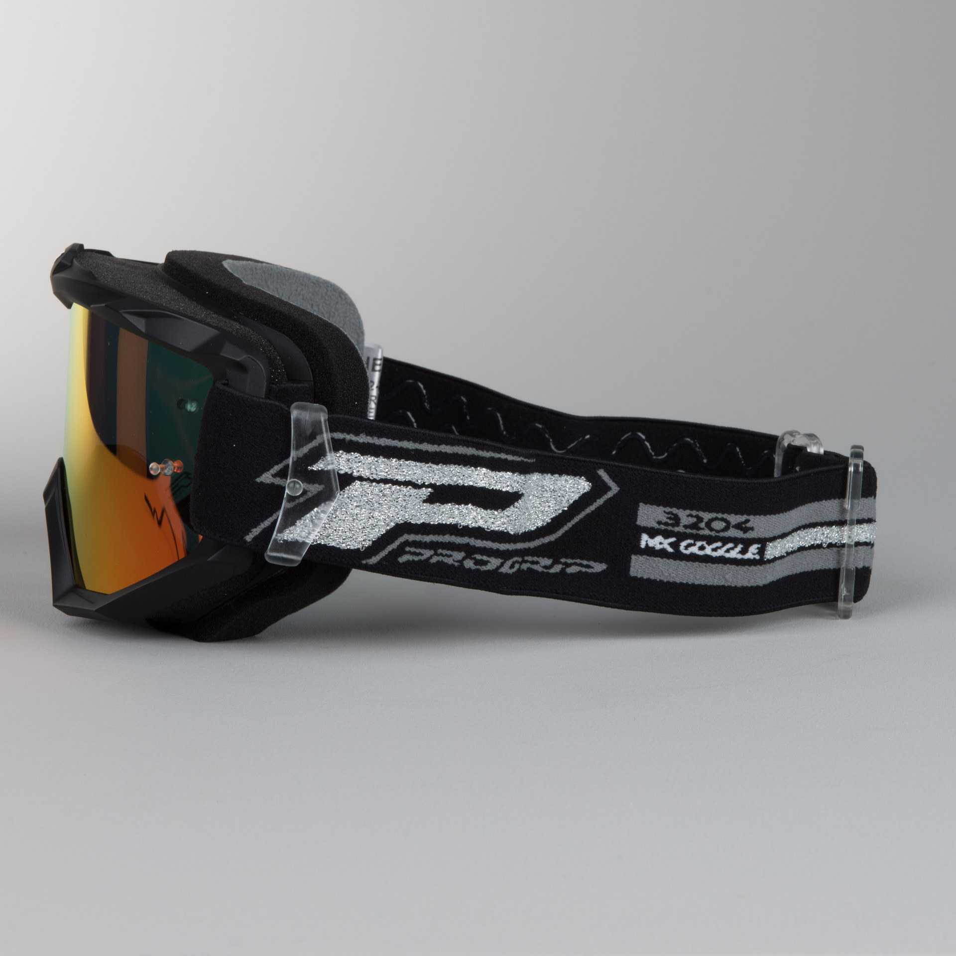 Lunettes ProGrip 3204 Cross Noir Mat/Silver Miroir