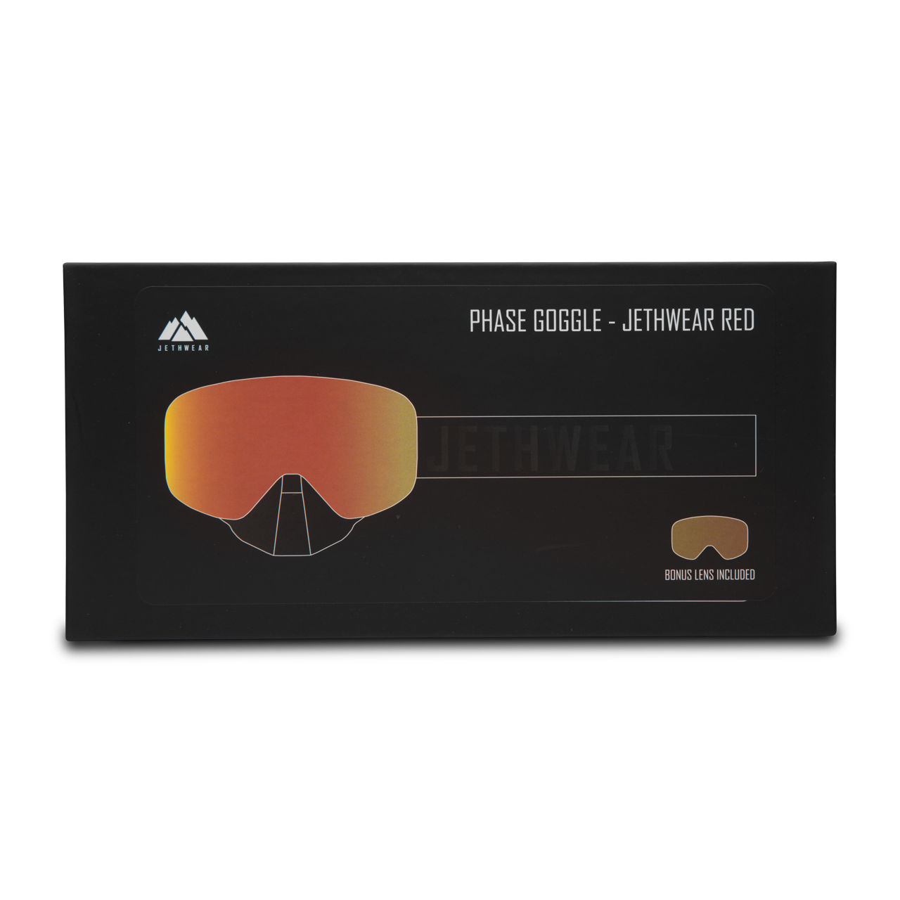 Jethwear Phase (2022) Snowmobile Goggles (Extra Yellow Lens included)