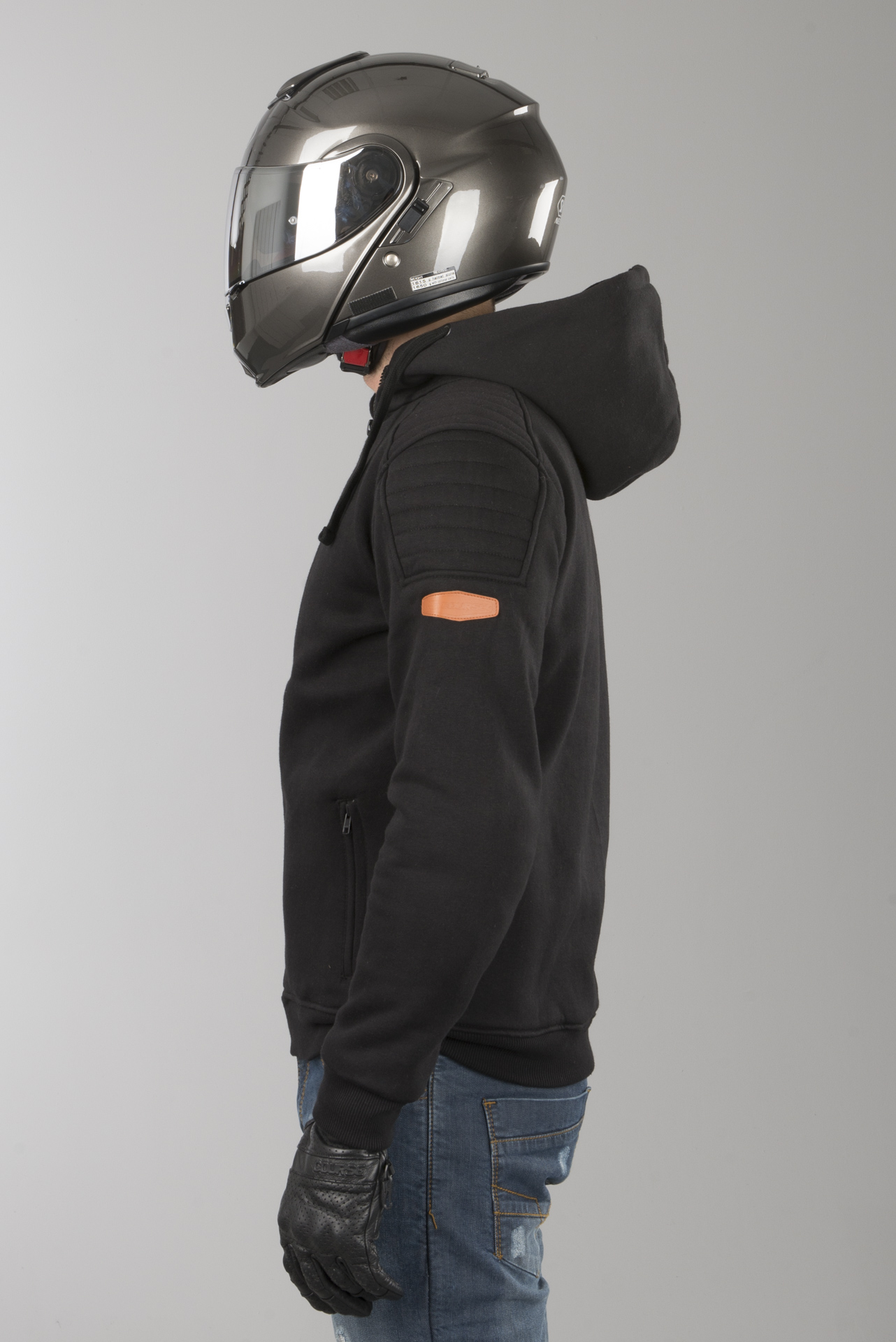 Chaqueta con capucha de Moto Course Hero Refuerzo Aramida