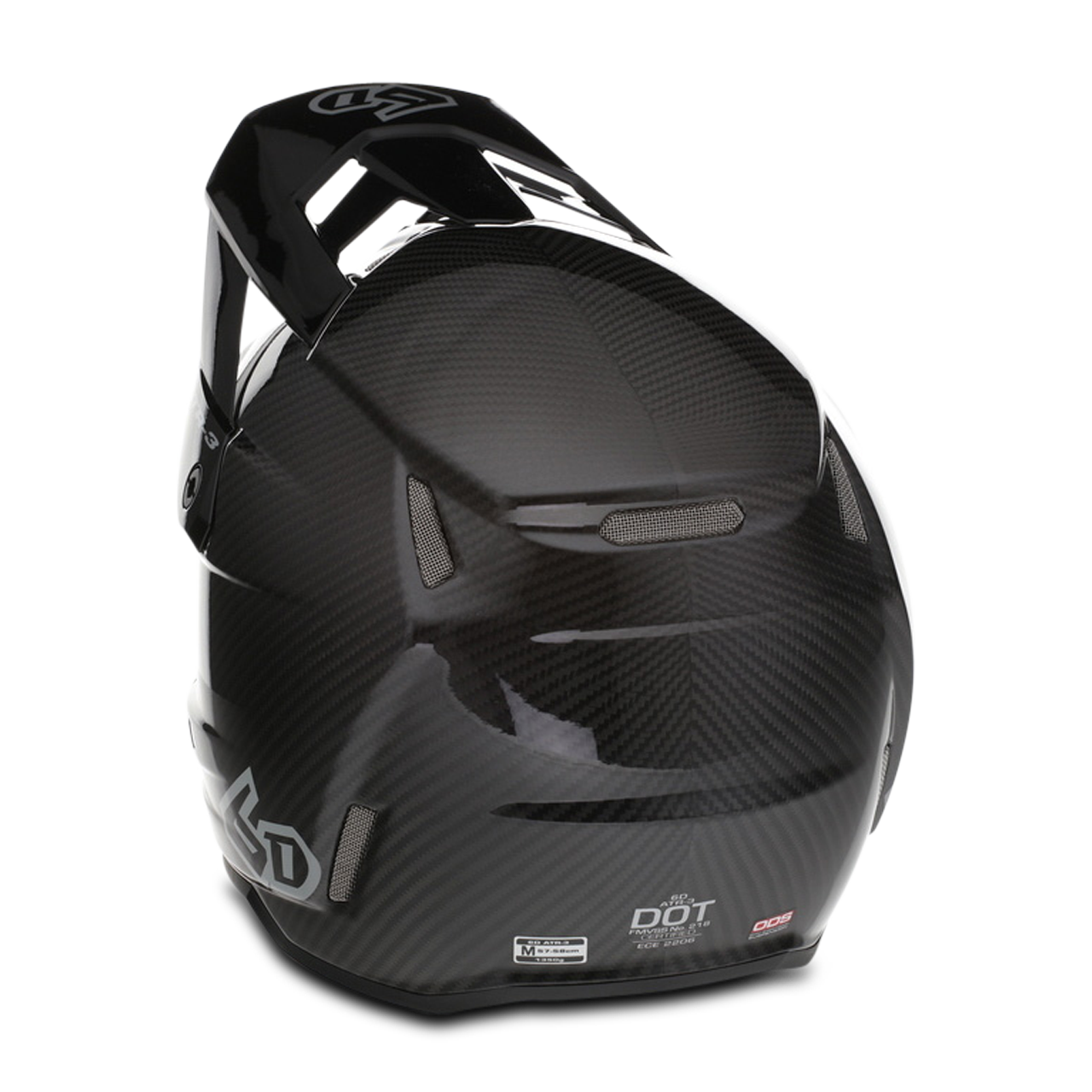 Crosshelm 6D ATR-3Y Jeugd Solid FIM