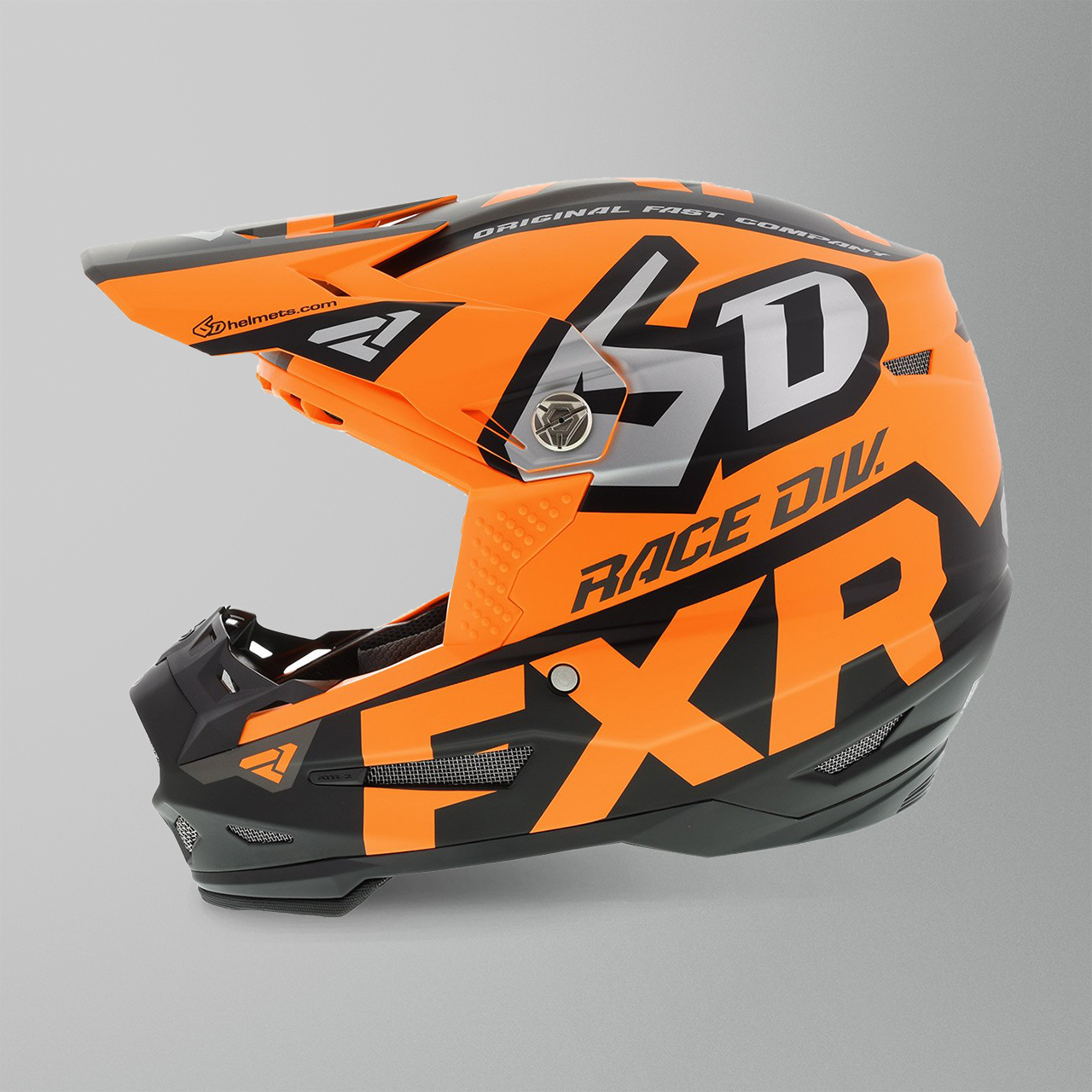 Casco Cross FXR by 6D ATR-2 Race Div Arancio-Nero - Prezzo minimo garantito  - xlmoto.it